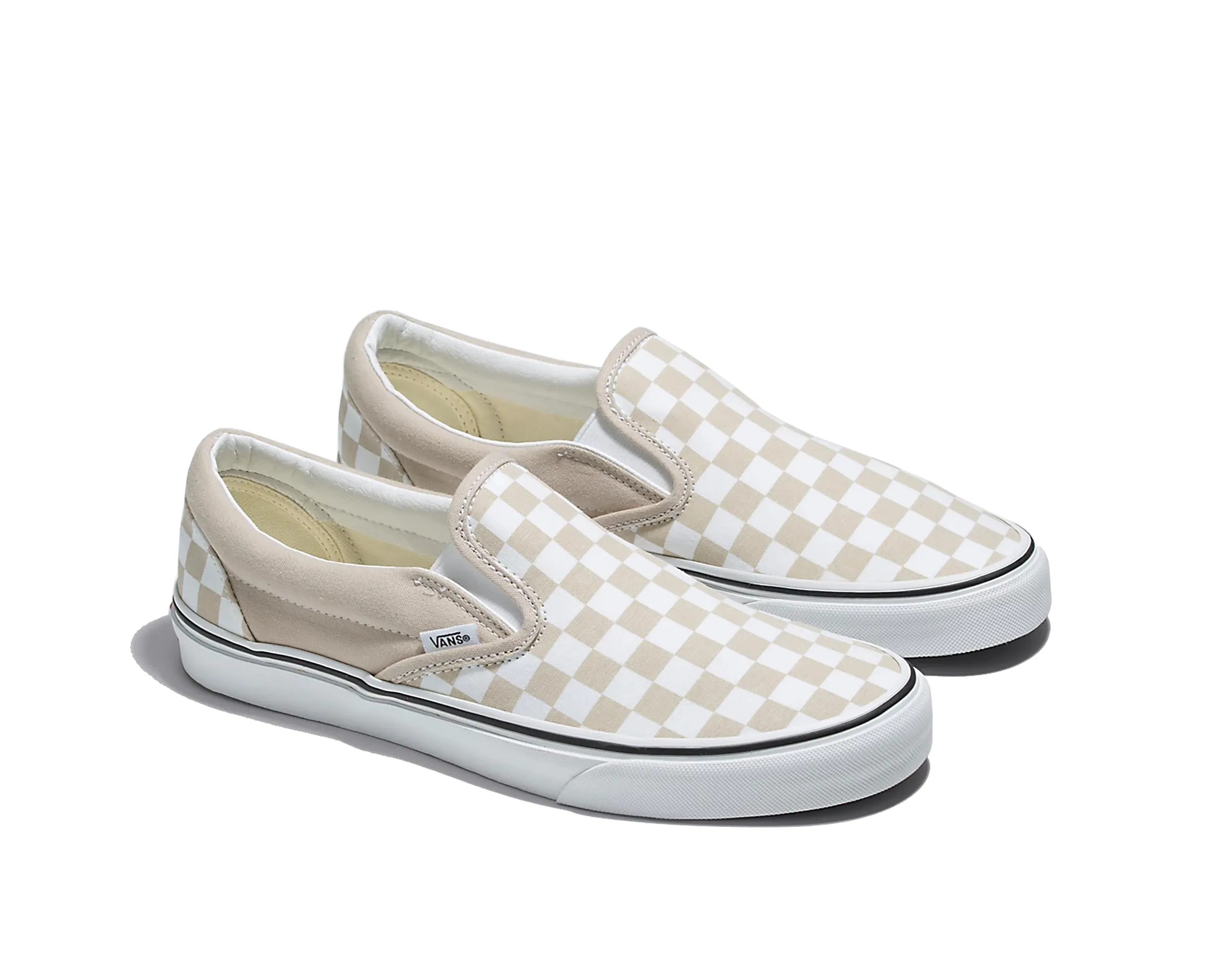 Chaussure Classique Slip-On à Damier Unisexe