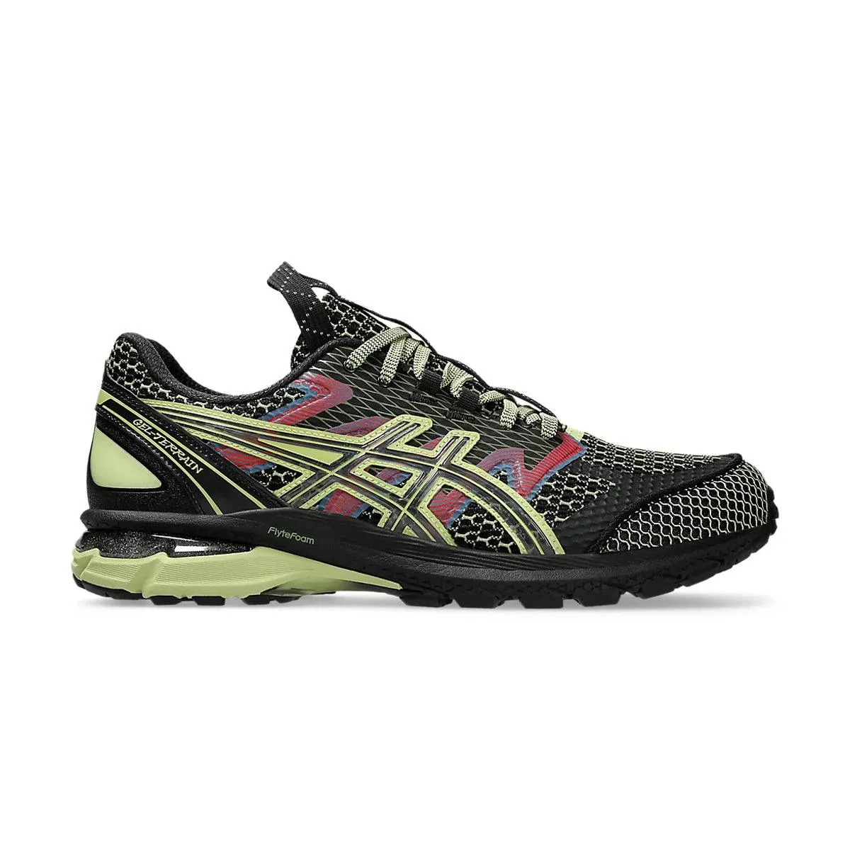 US4-S GEL-Terrain 'Noir Néon Citron'