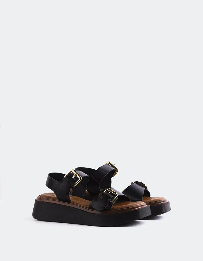 Varvara en cuir noir