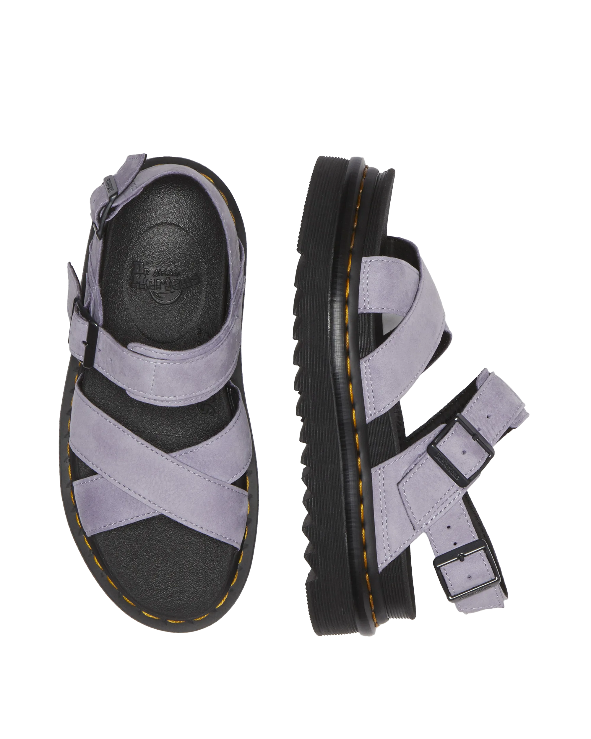 Voss II Sandales en cuir ultra-doux Buttersoft en lavande givrée