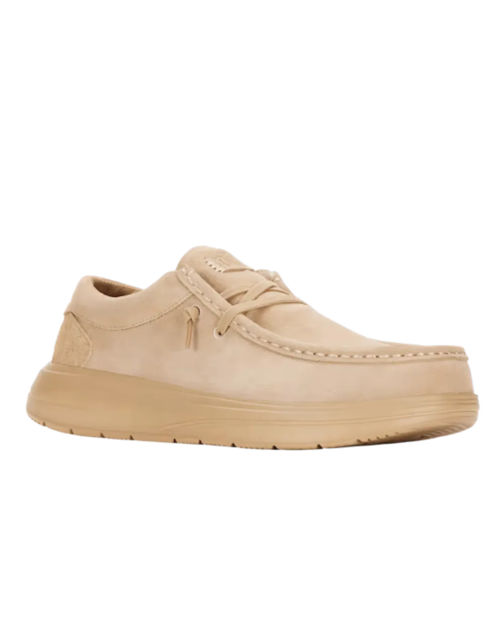 Chaussures en daim confortables Wendy en couleur taupe