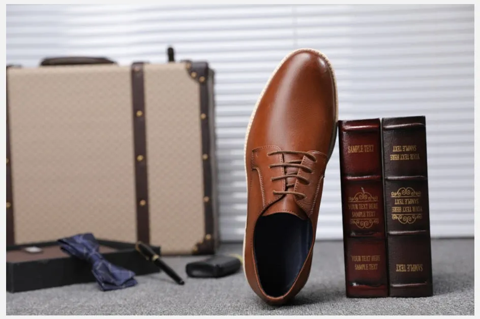 West Louis™ Chaussures Élégantes pour le Travail en Cuir Véritable Décontracté