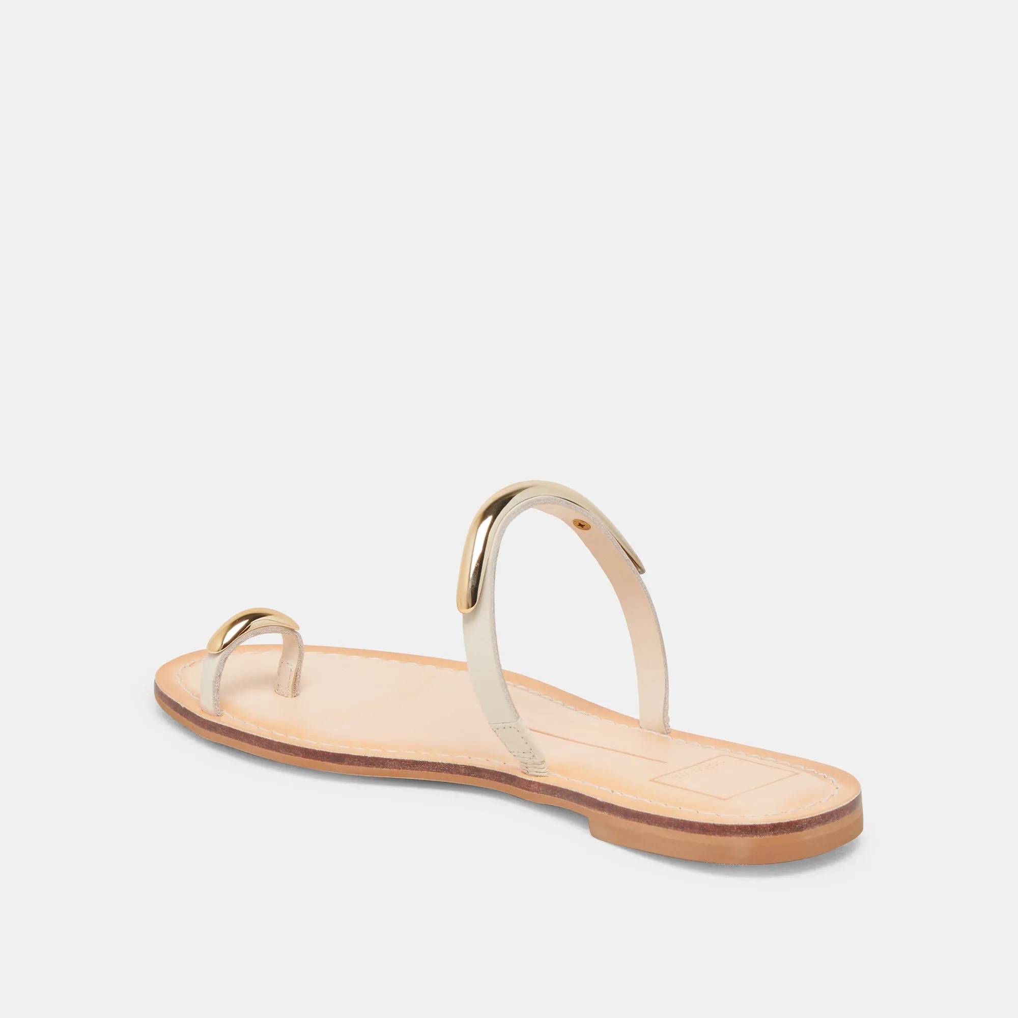SANDALES WINK EN CUIR BONE