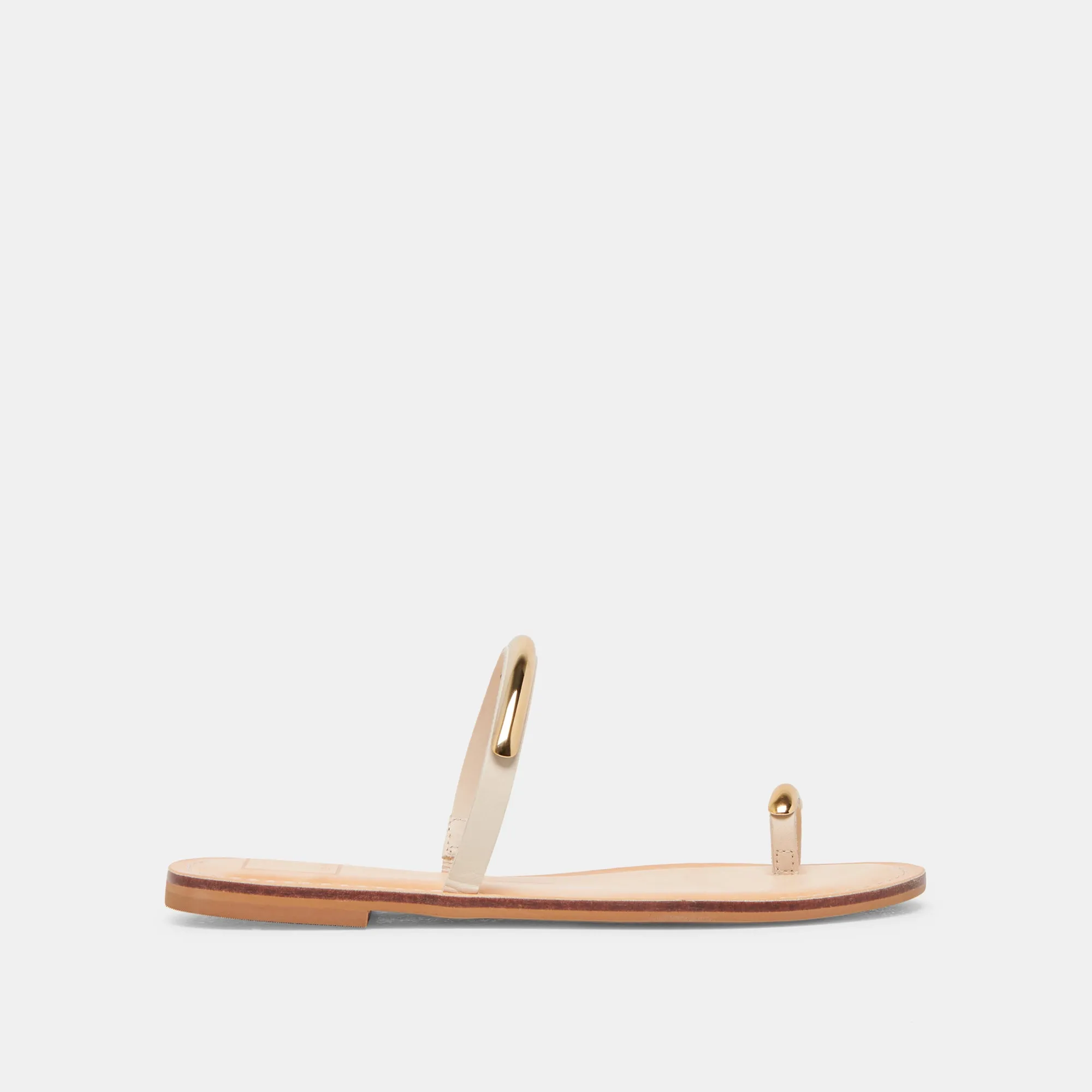 SANDALES WINK EN CUIR BONE