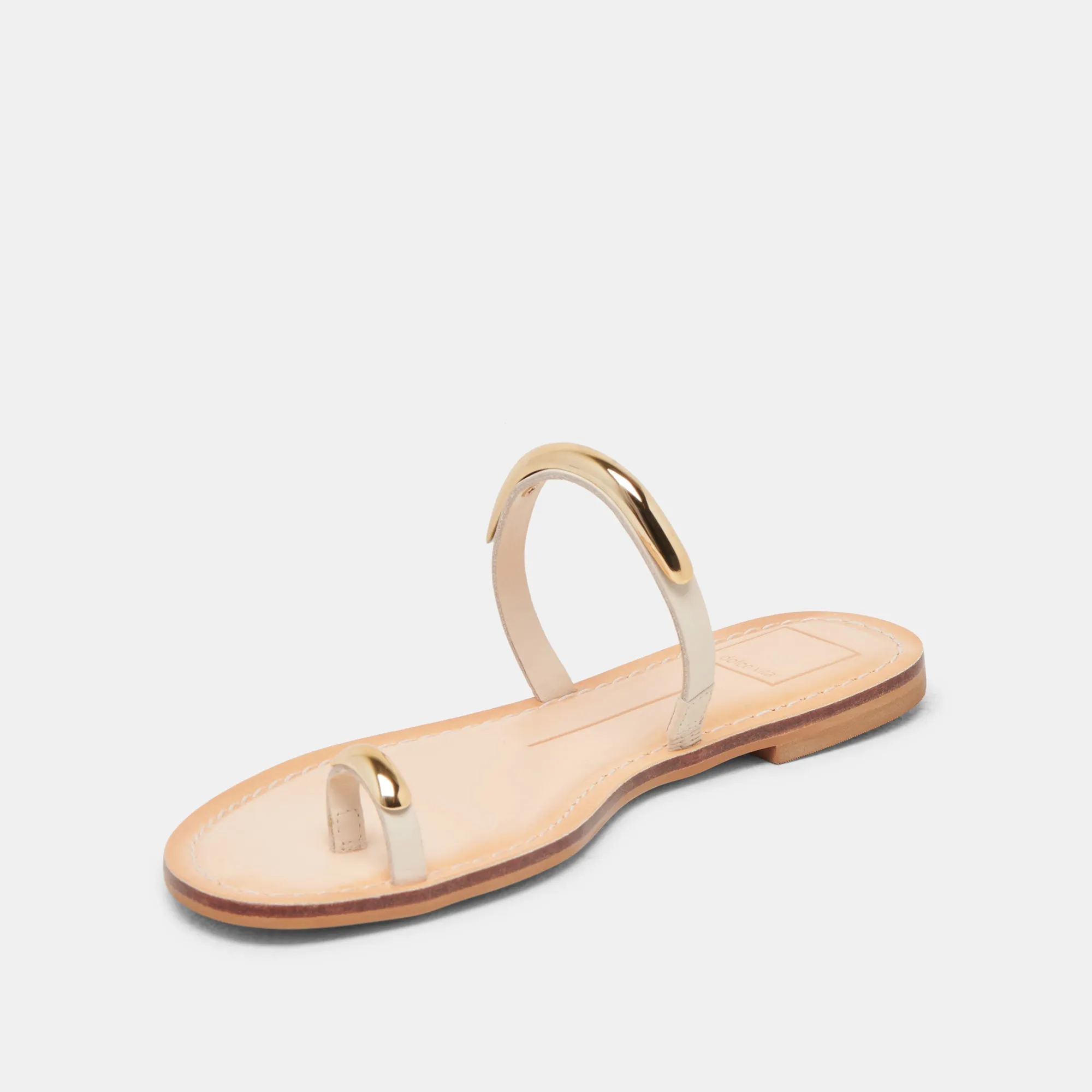 SANDALES WINK EN CUIR BONE