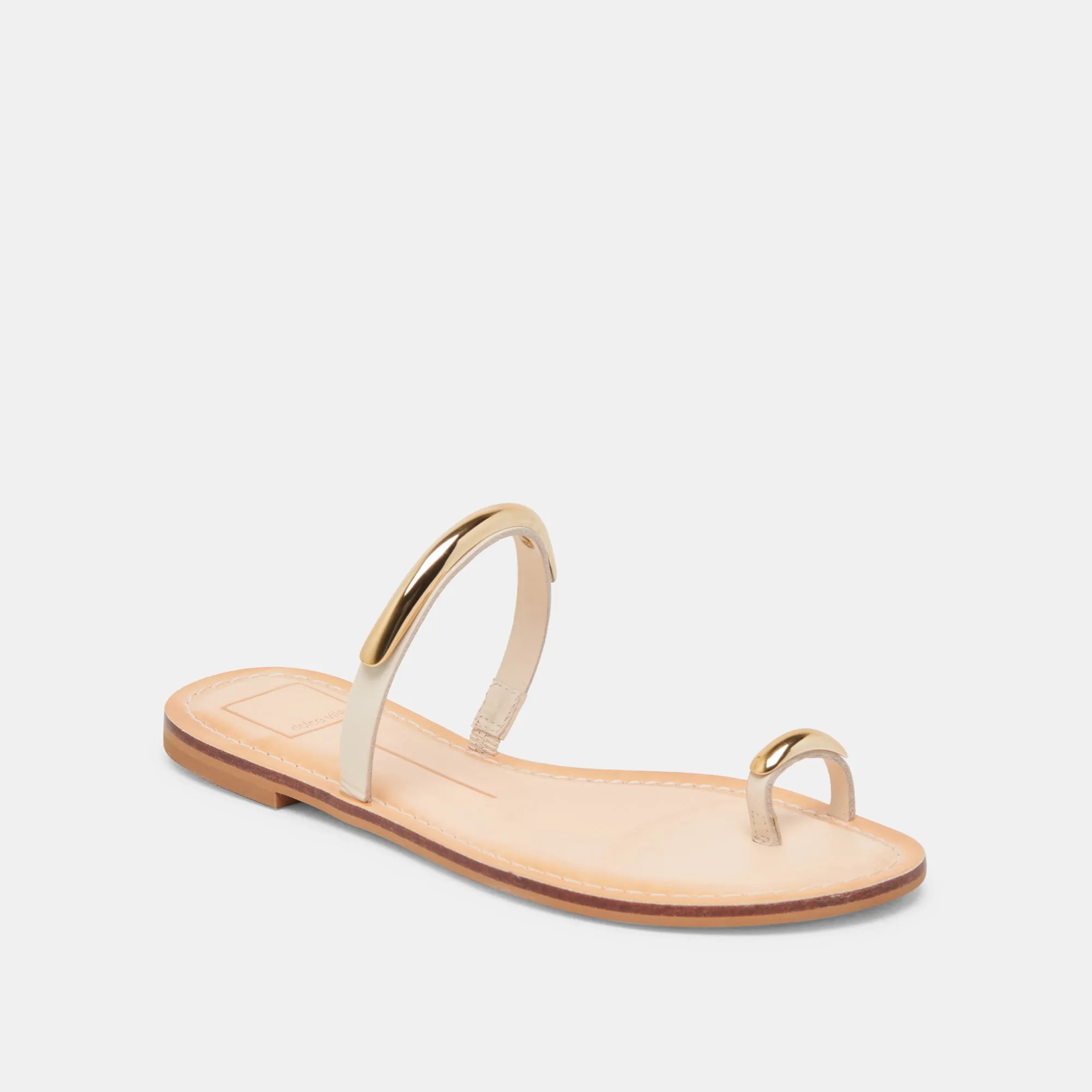 SANDALES WINK EN CUIR BONE