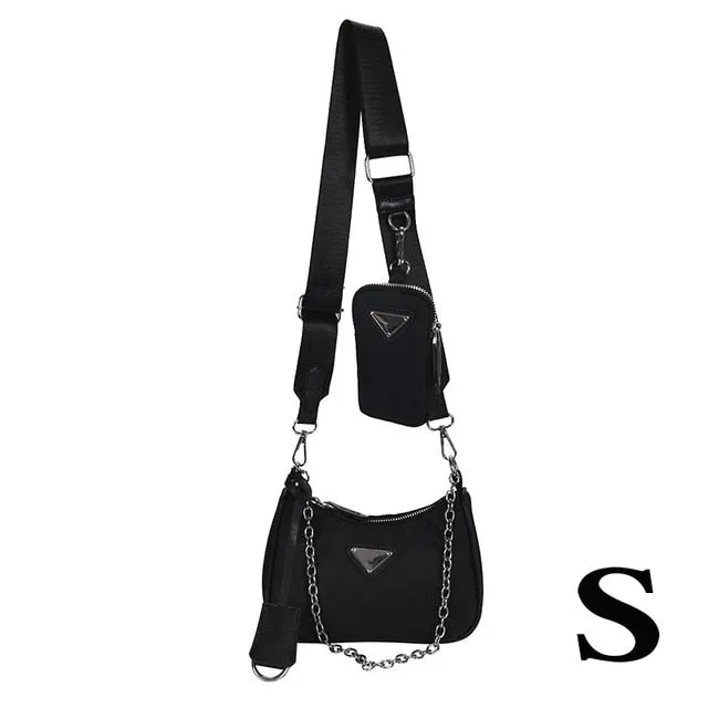 Sac Bandoulière Femme Luxe Décontracté, Sacs à Main Femme Designer Avec Mini Poche, Marque de Luxe, Sac Messager Épaule Femme, Fashion Nova Bags