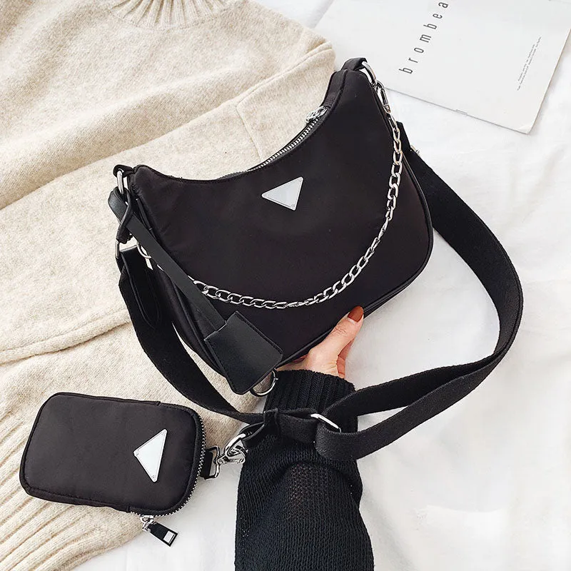 Sac Bandoulière Femme Luxe Décontracté, Sacs à Main Femme Designer Avec Mini Poche, Marque de Luxe, Sac Messager Épaule Femme, Fashion Nova Bags