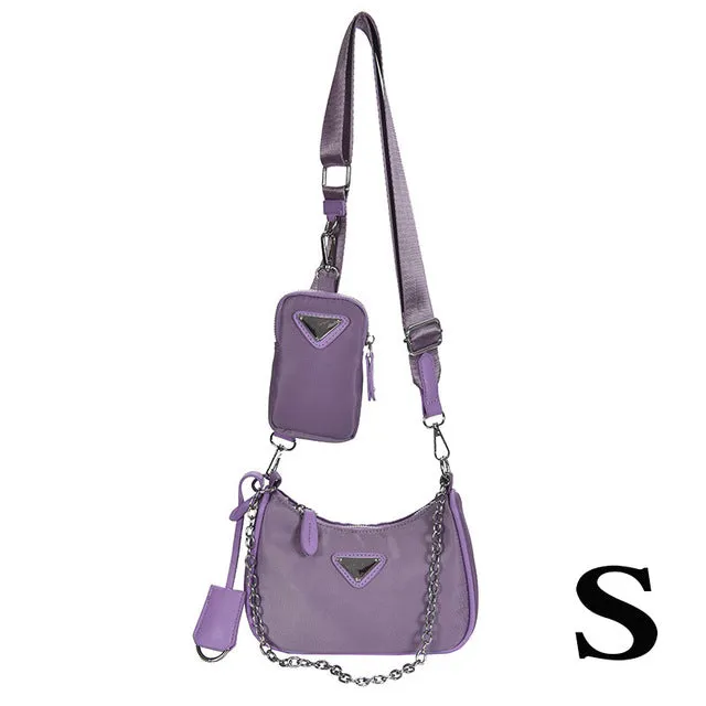 Sac Bandoulière Femme Luxe Décontracté, Sacs à Main Femme Designer Avec Mini Poche, Marque de Luxe, Sac Messager Épaule Femme, Fashion Nova Bags