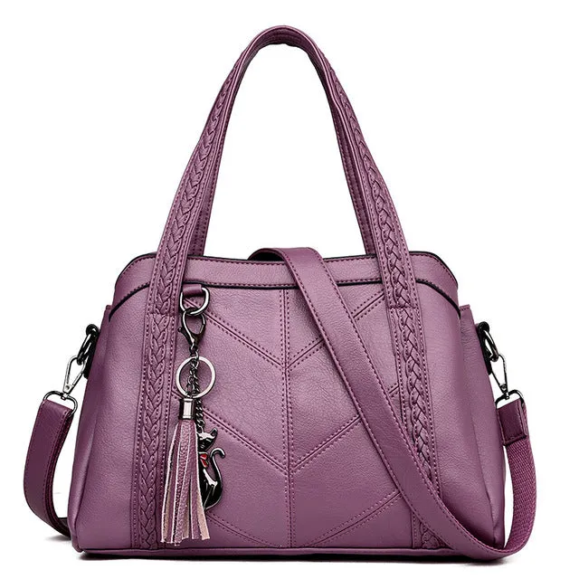Sac à main femme en cuir véritable, sacs fourre-tout à franges, sacs à épaule de luxe pour femmes, sacs en cuir pour dames, sacs à la mode pour femmes, sacs Fashion Nova 2018