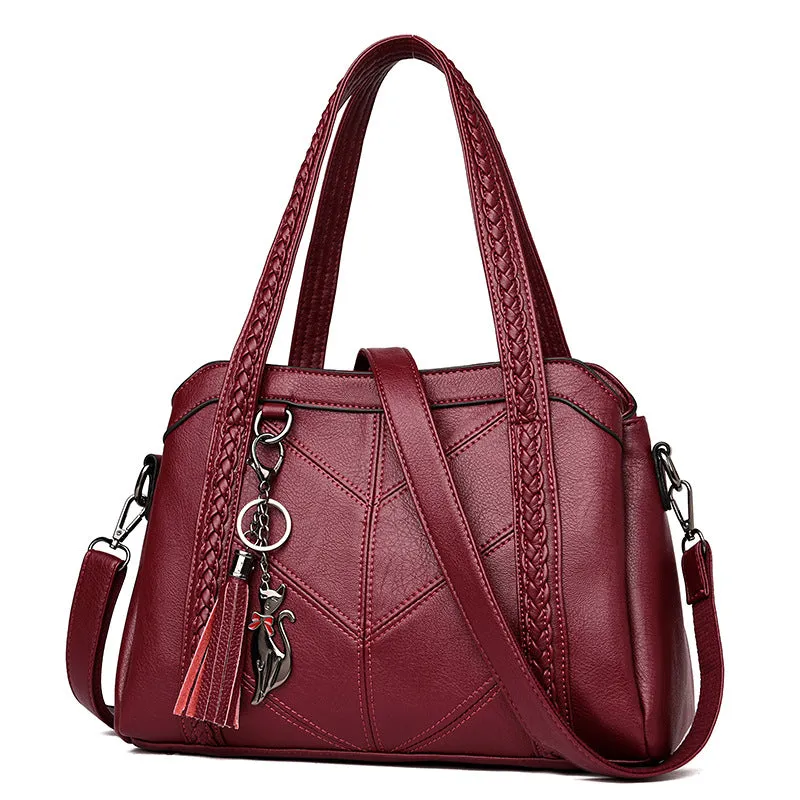 Sac à main femme en cuir véritable, sacs fourre-tout à franges, sacs à épaule de luxe pour femmes, sacs en cuir pour dames, sacs à la mode pour femmes, sacs Fashion Nova 2018