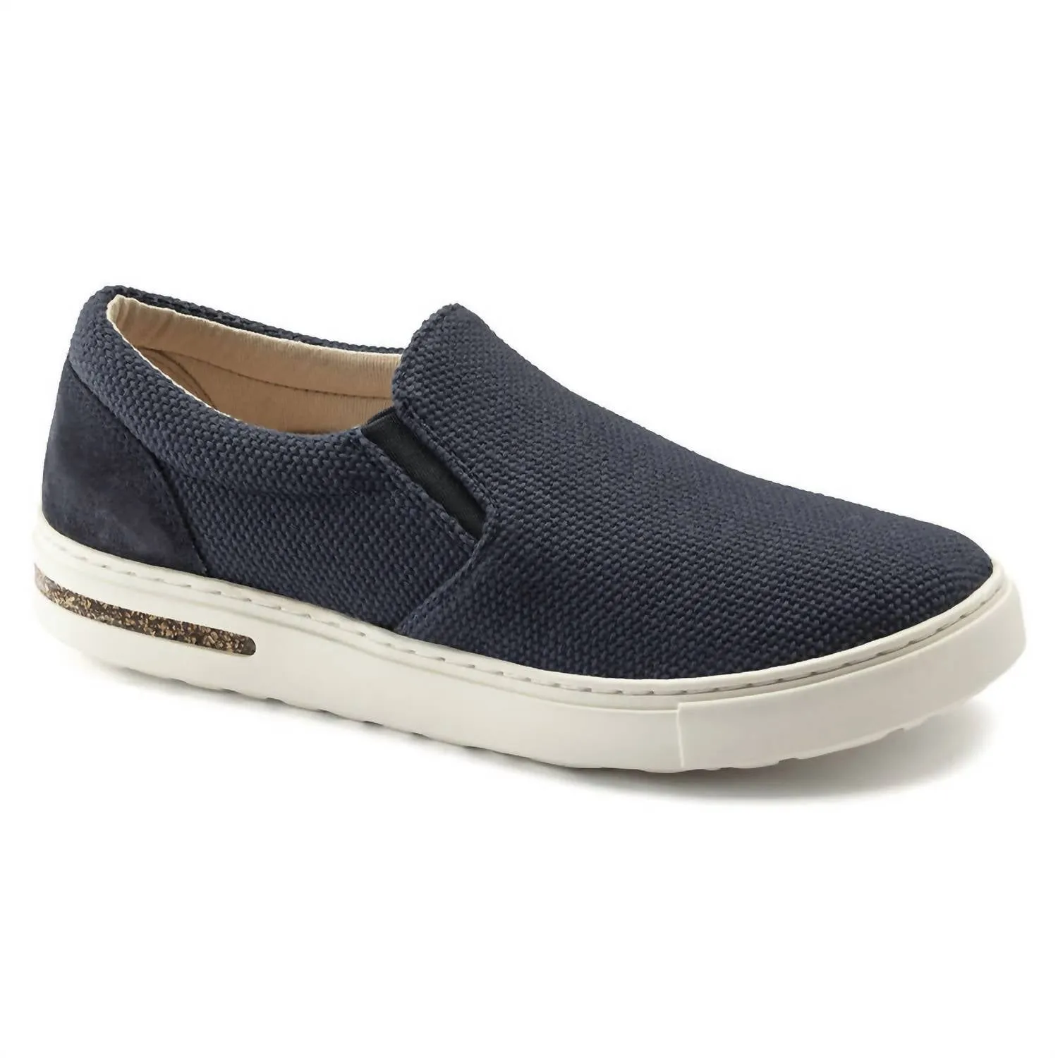 Chaussures Oswego en Toile et Suédine pour Femme en Bleu Nuit