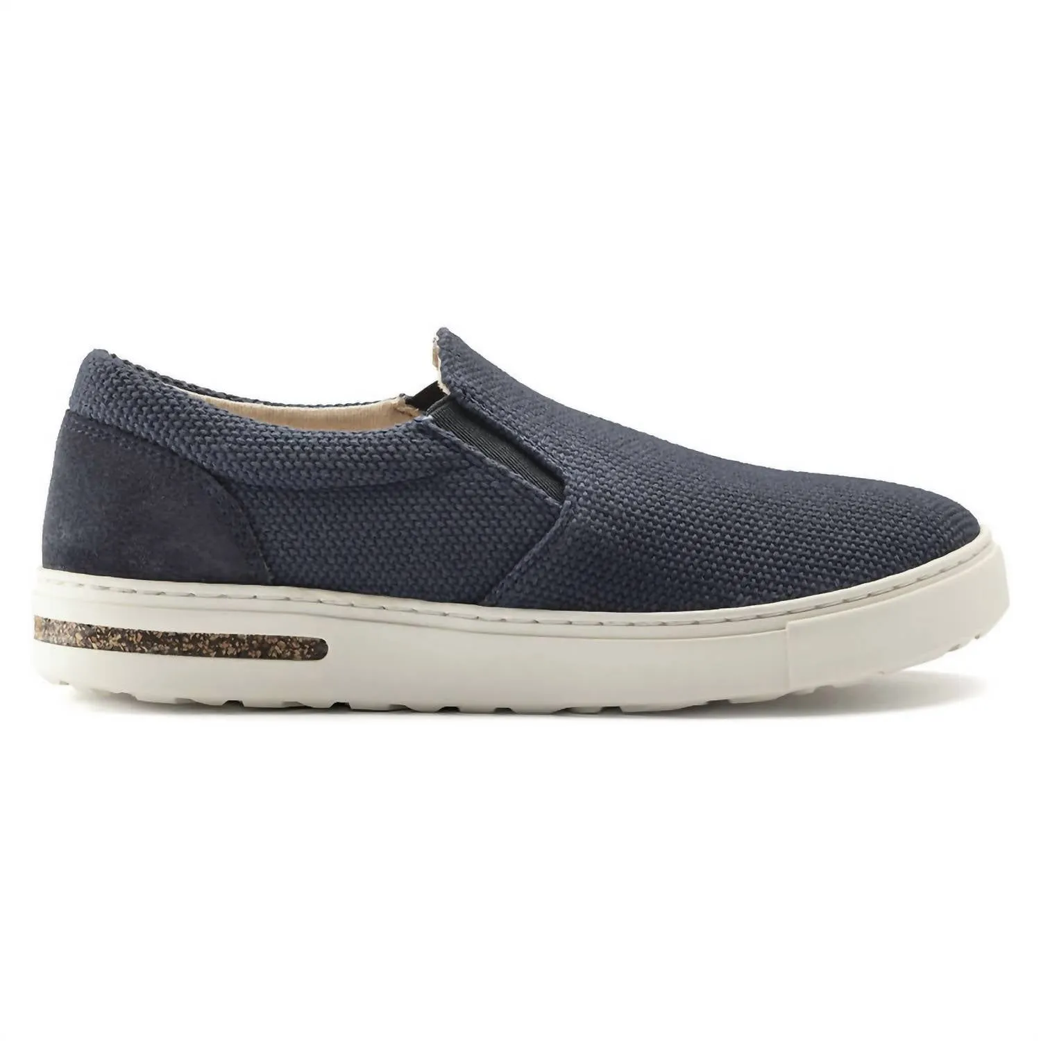 Chaussures Oswego en Toile et Suédine pour Femme en Bleu Nuit