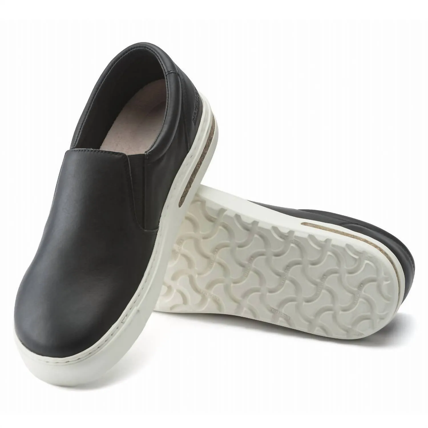 Chaussures en cuir Oswego pour femmes en noir