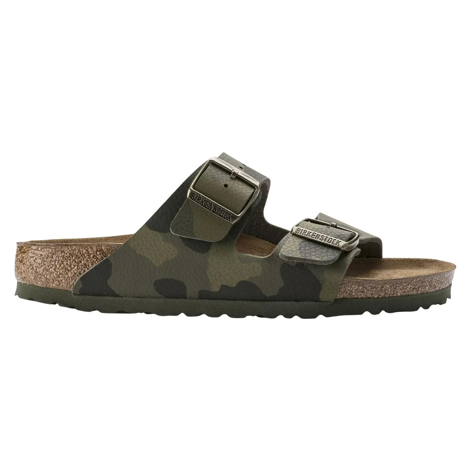 Sandale Arizona pour femme en camouflage vert désert