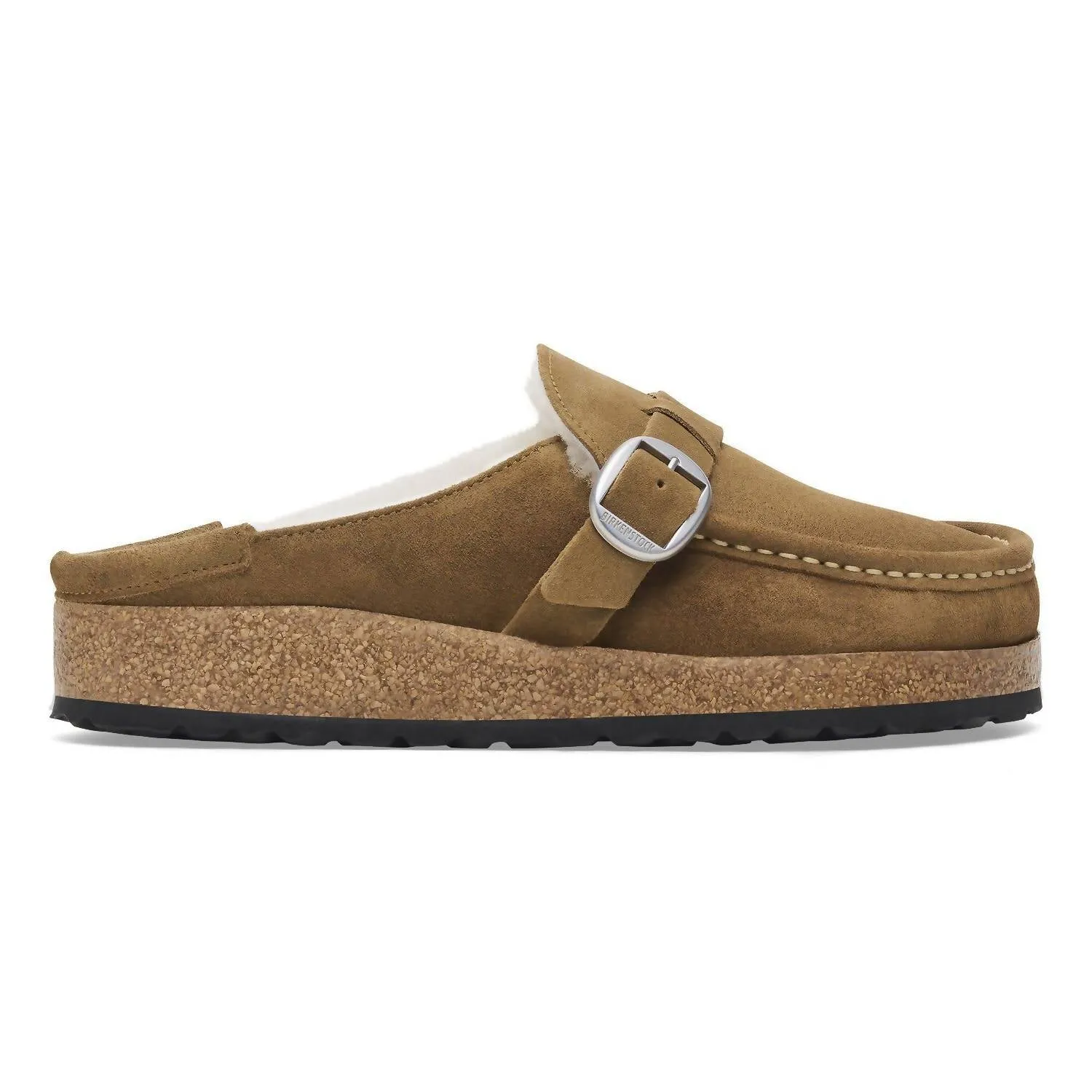 Chaussures d'intérieur en peau de mouton Buckley pour femme en couleur thé