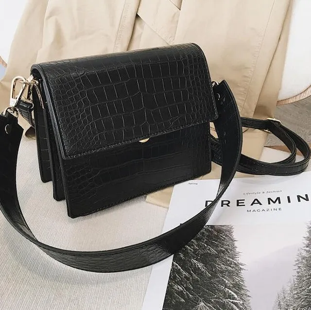 Sac à main de luxe pour femmes 2020 Nouvelle mode Haut de gamme en similicuir Sacs à main pour femmes Motif crocodile Sac bandoulière Messenger Mode Nova Bags