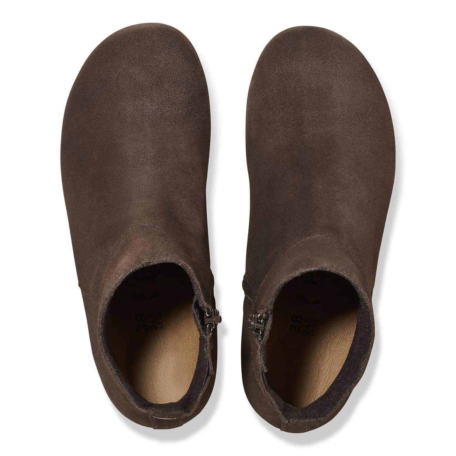 Bottes pour femmes en daim Ebba - Largeur étroite en couleur Roast