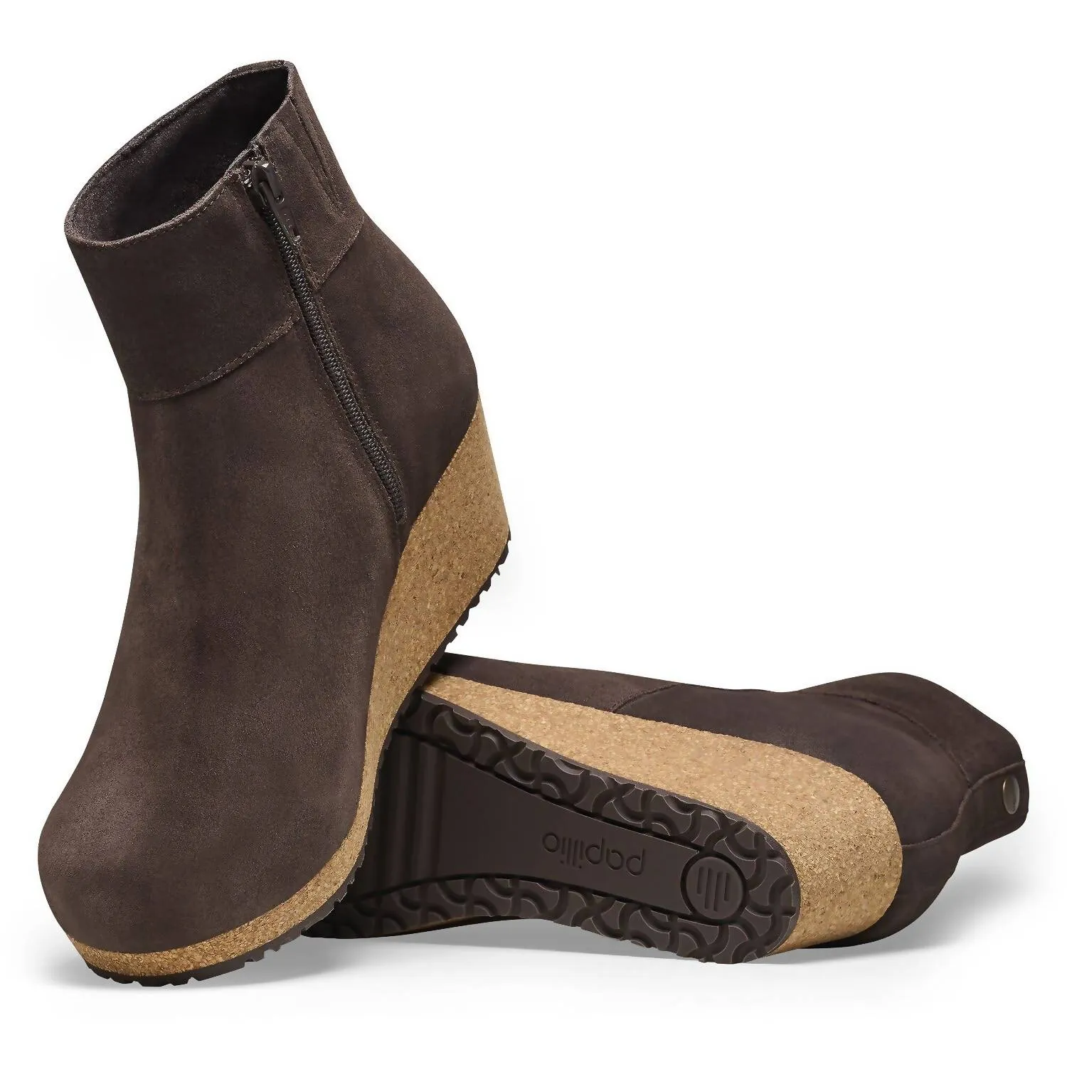 Bottes pour femmes en daim Ebba - Largeur étroite en couleur Roast