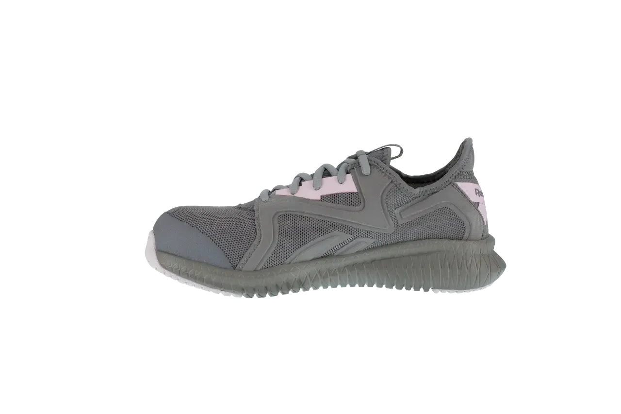 Chaussure de travail sportive Femme Flexagon 3.0 à embout composite Gris/Rose