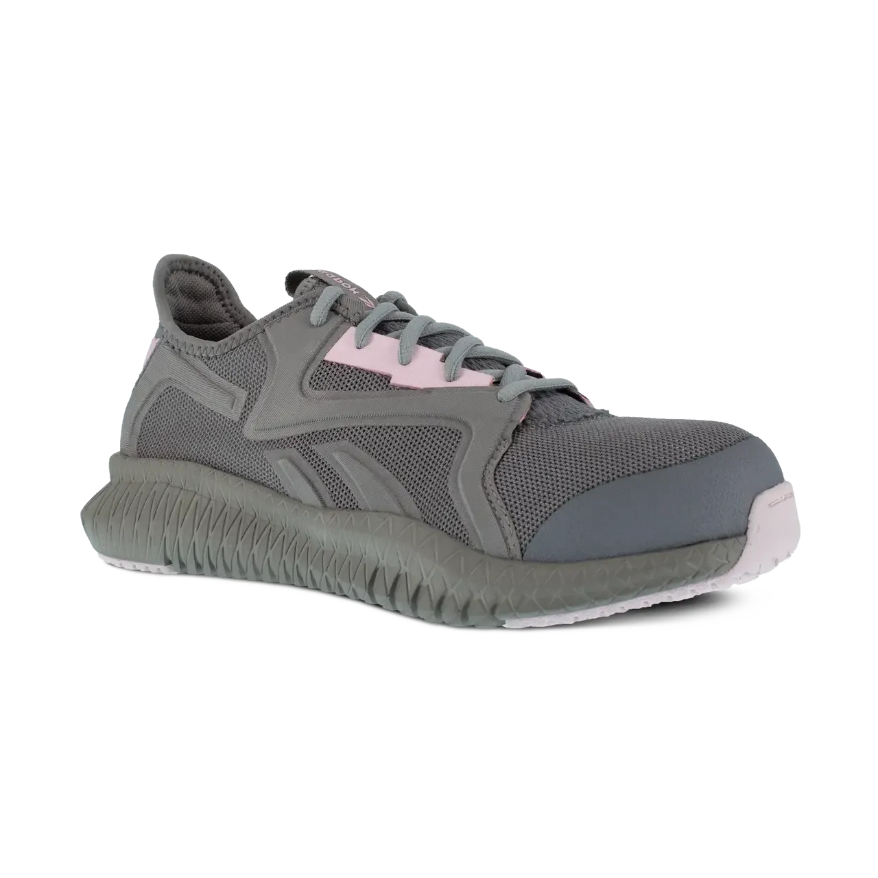 Chaussure de travail sportive Femme Flexagon 3.0 à embout composite Gris/Rose