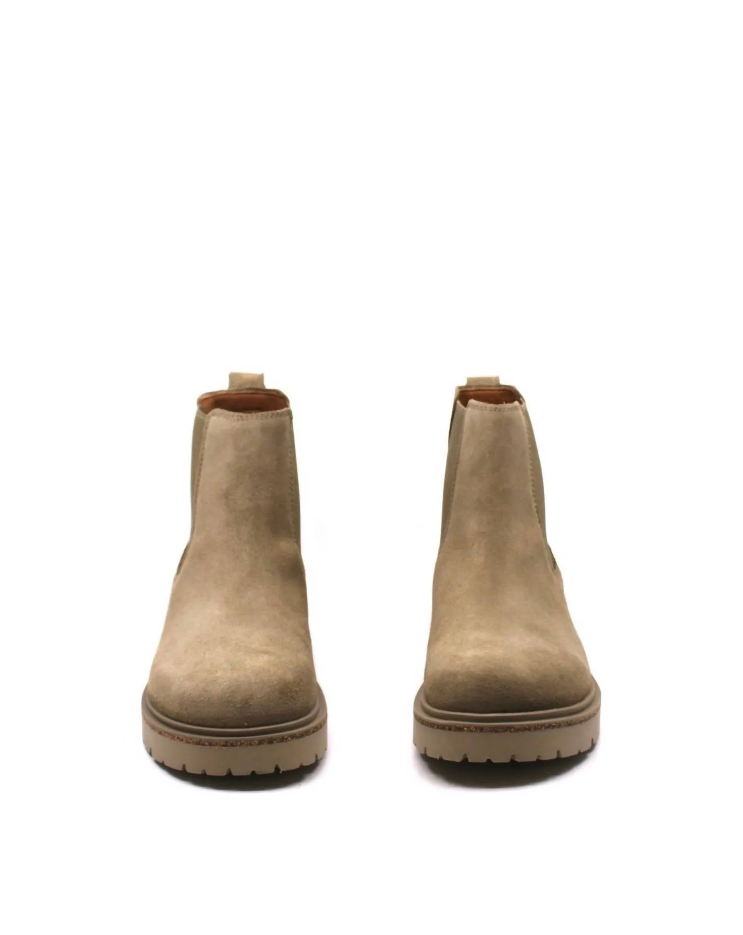 Botte Femme Highwood à Enfiler en Taupe