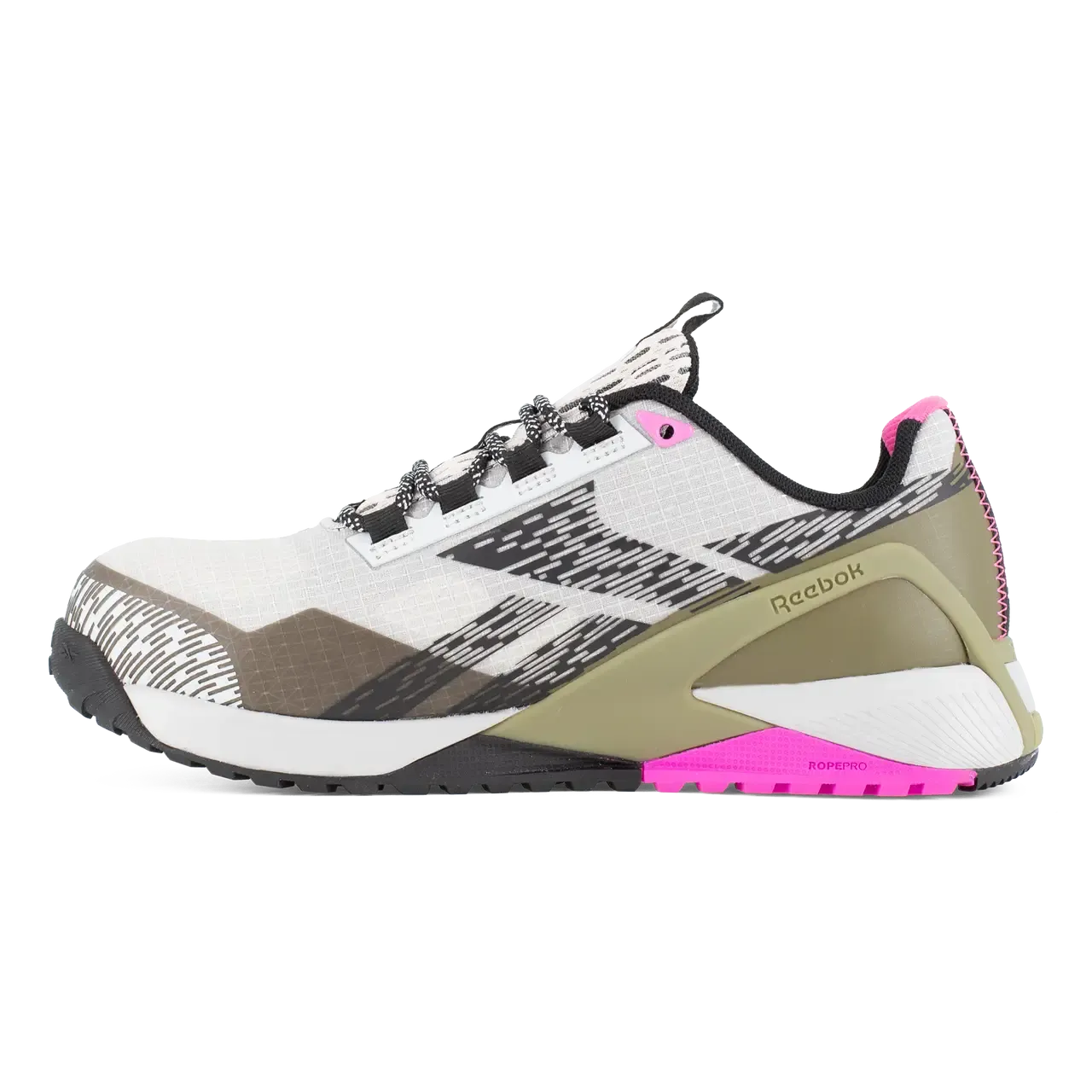 Chaussure de travail sportive à embout composite Nano X1 pour femmes Rose/Gris