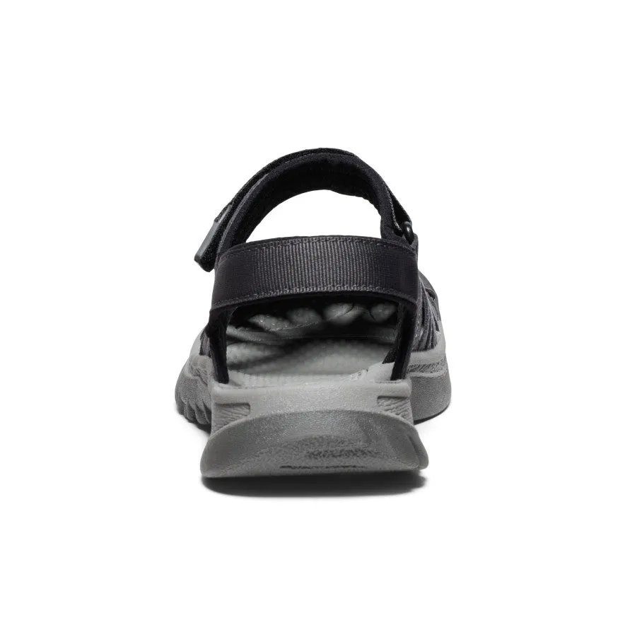 Sandale Rose pour Femme | Aimant/Noir