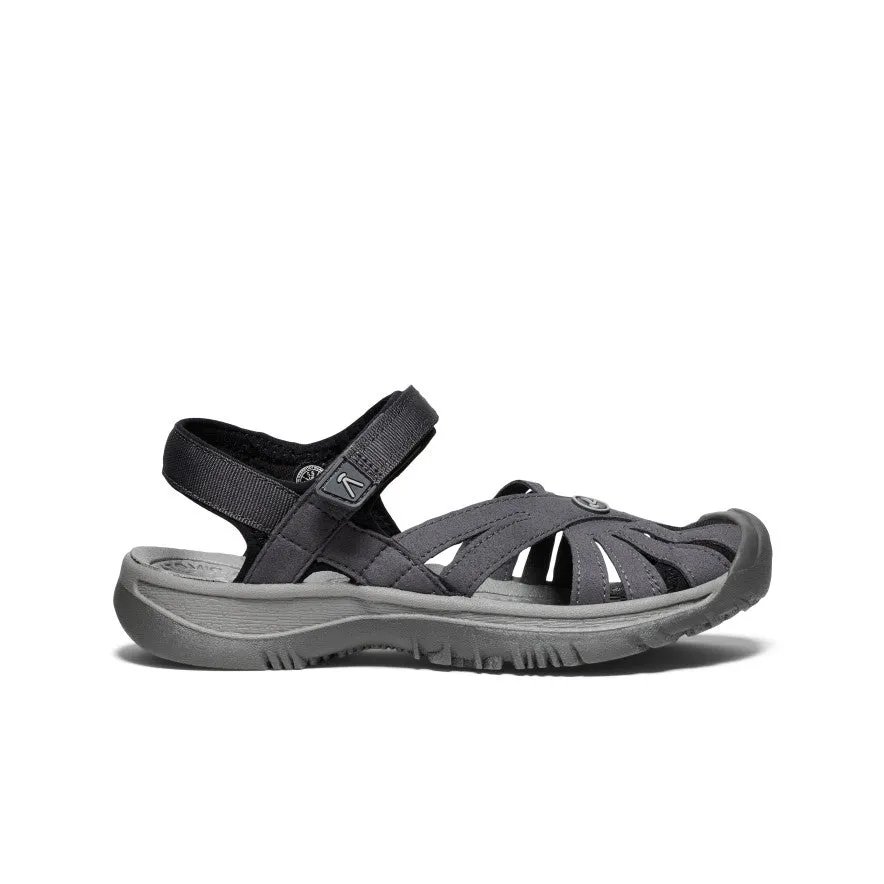 Sandale Rose pour Femme | Aimant/Noir