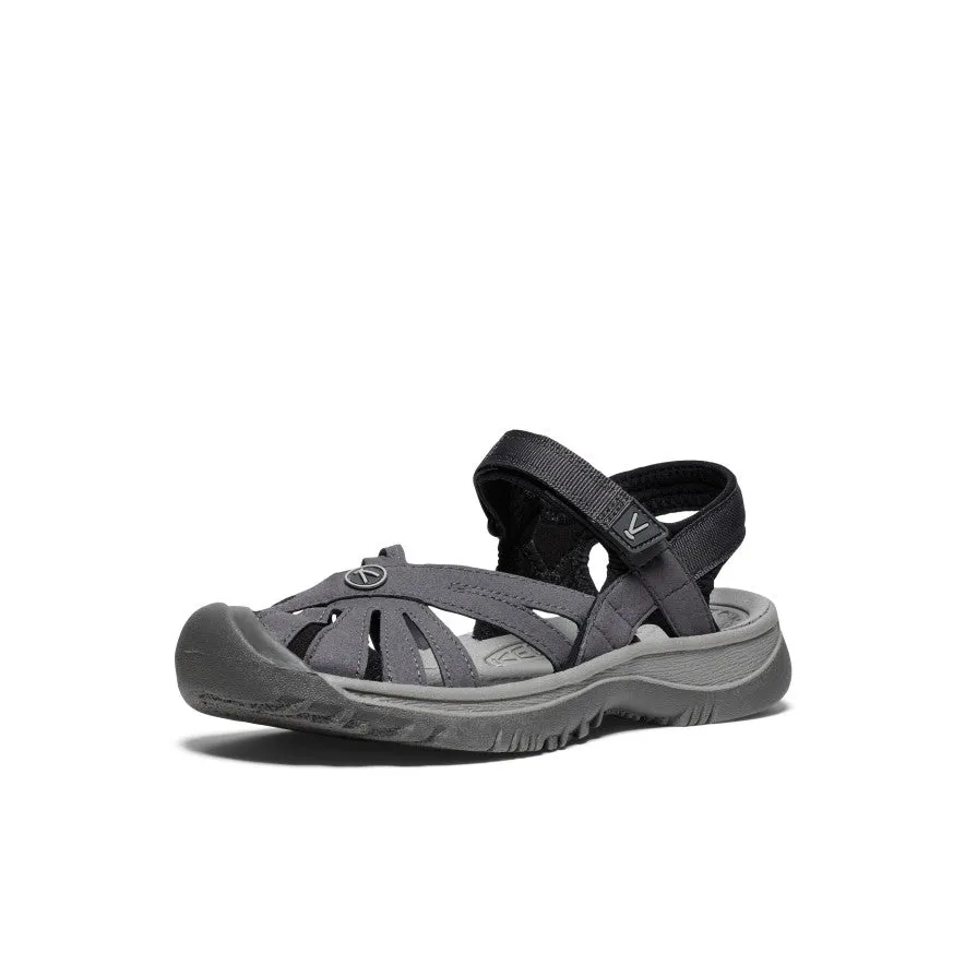 Sandale Rose pour Femme | Aimant/Noir