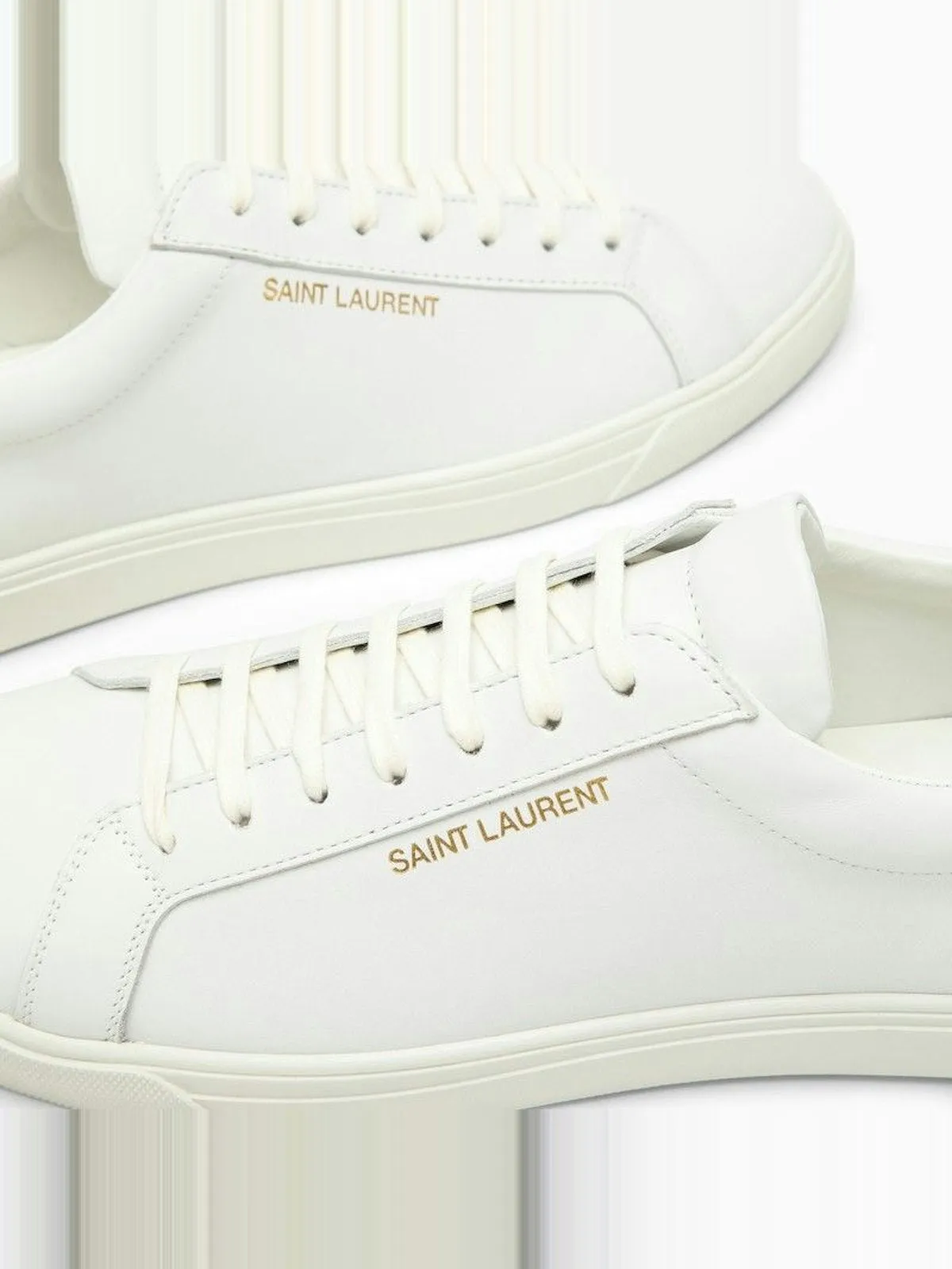 Ysl Bags ANDY WHITE LEATHER TRAINER