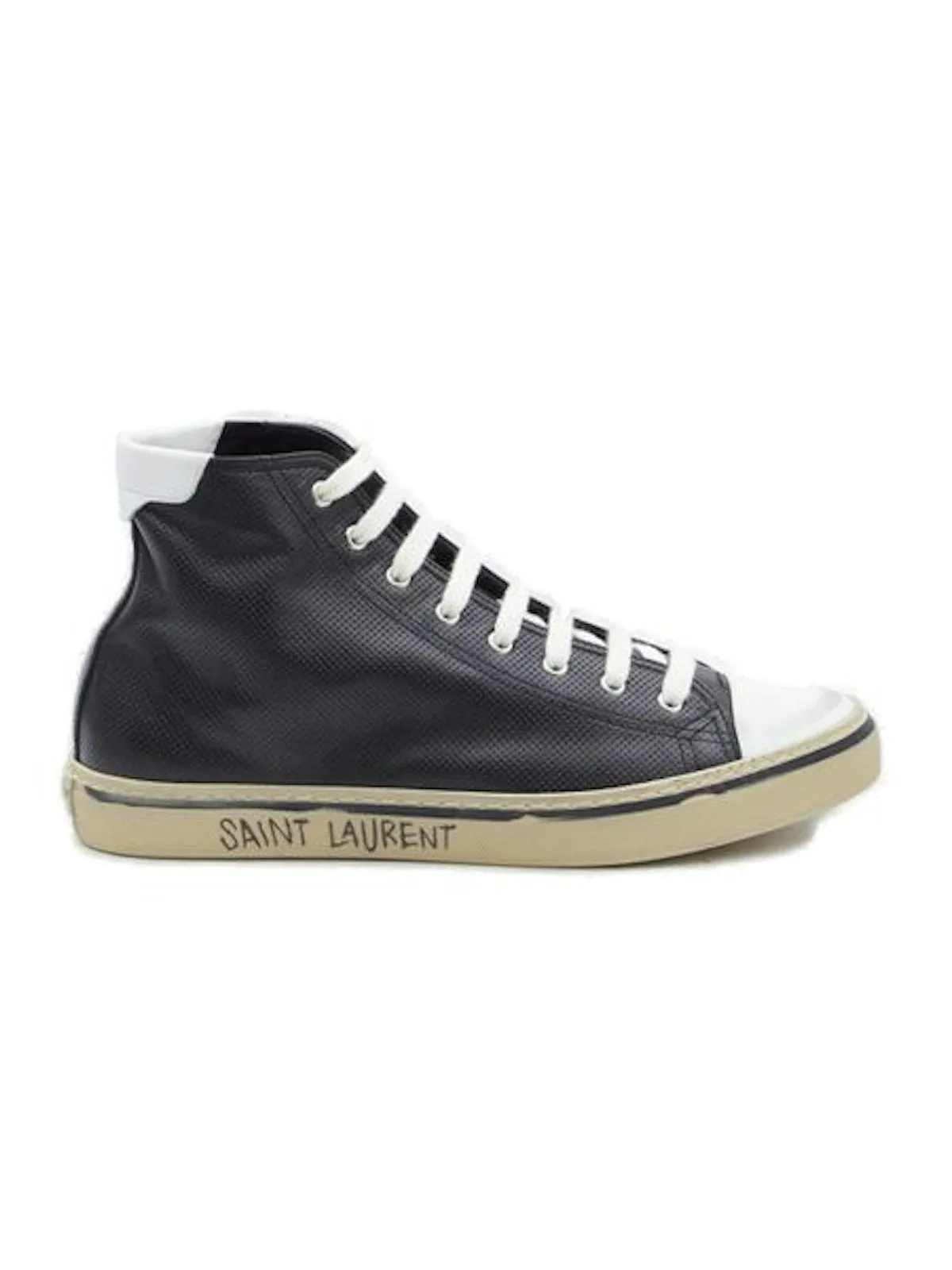 Ysl Sacs TRAINER HAUT EN CUIR NOIR