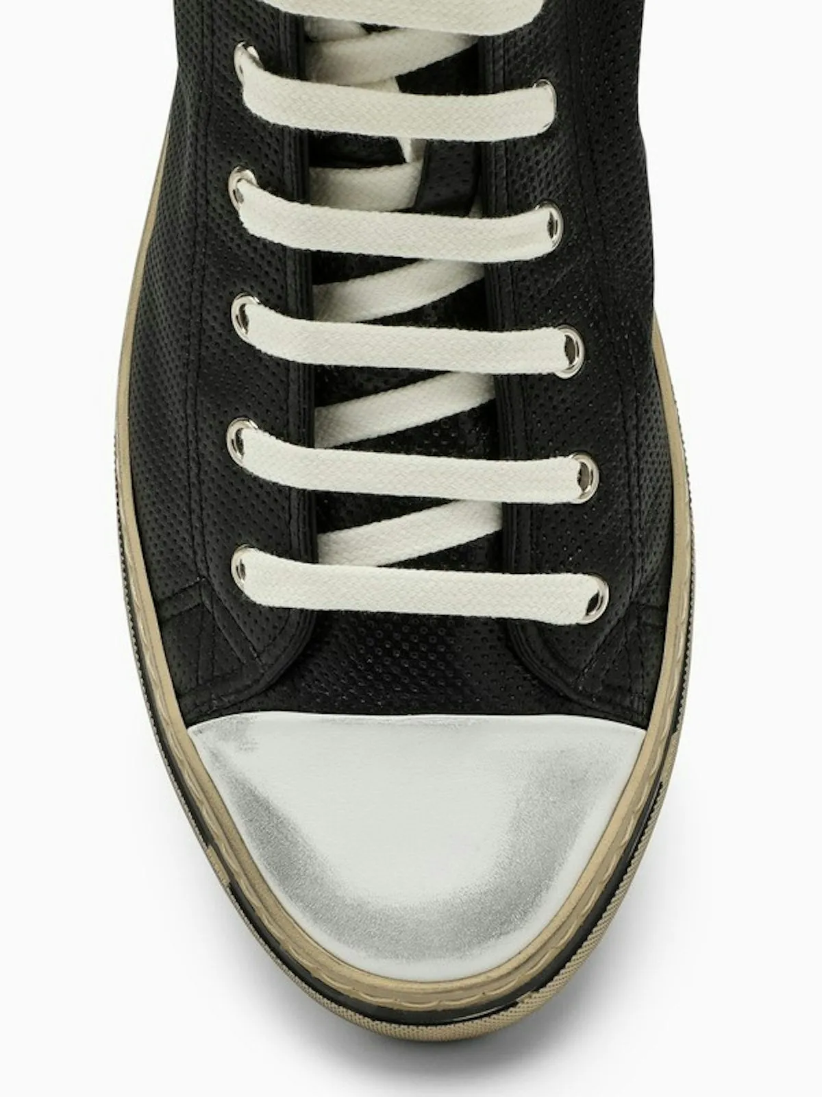 Ysl Sacs TRAINER HAUT EN CUIR NOIR