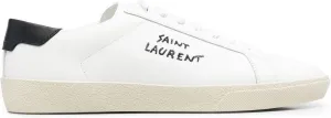 Ysl Bags LOGO EMBROIDERED LOW TOP SNEAKERS