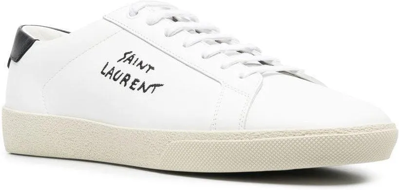Baskets basses YSL avec logo brodé