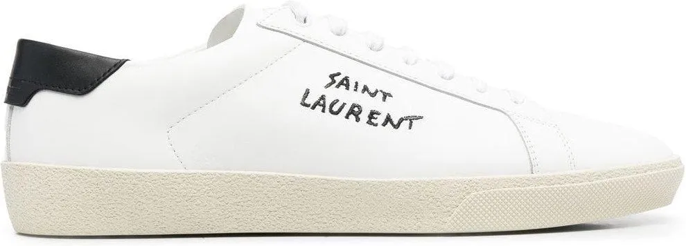 Baskets basses YSL avec logo brodé