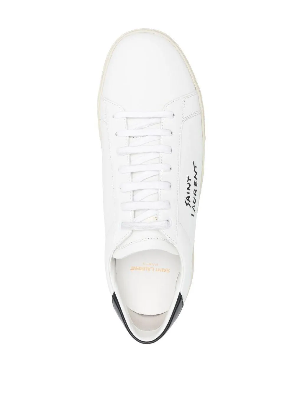 Baskets basses YSL avec impression de logo