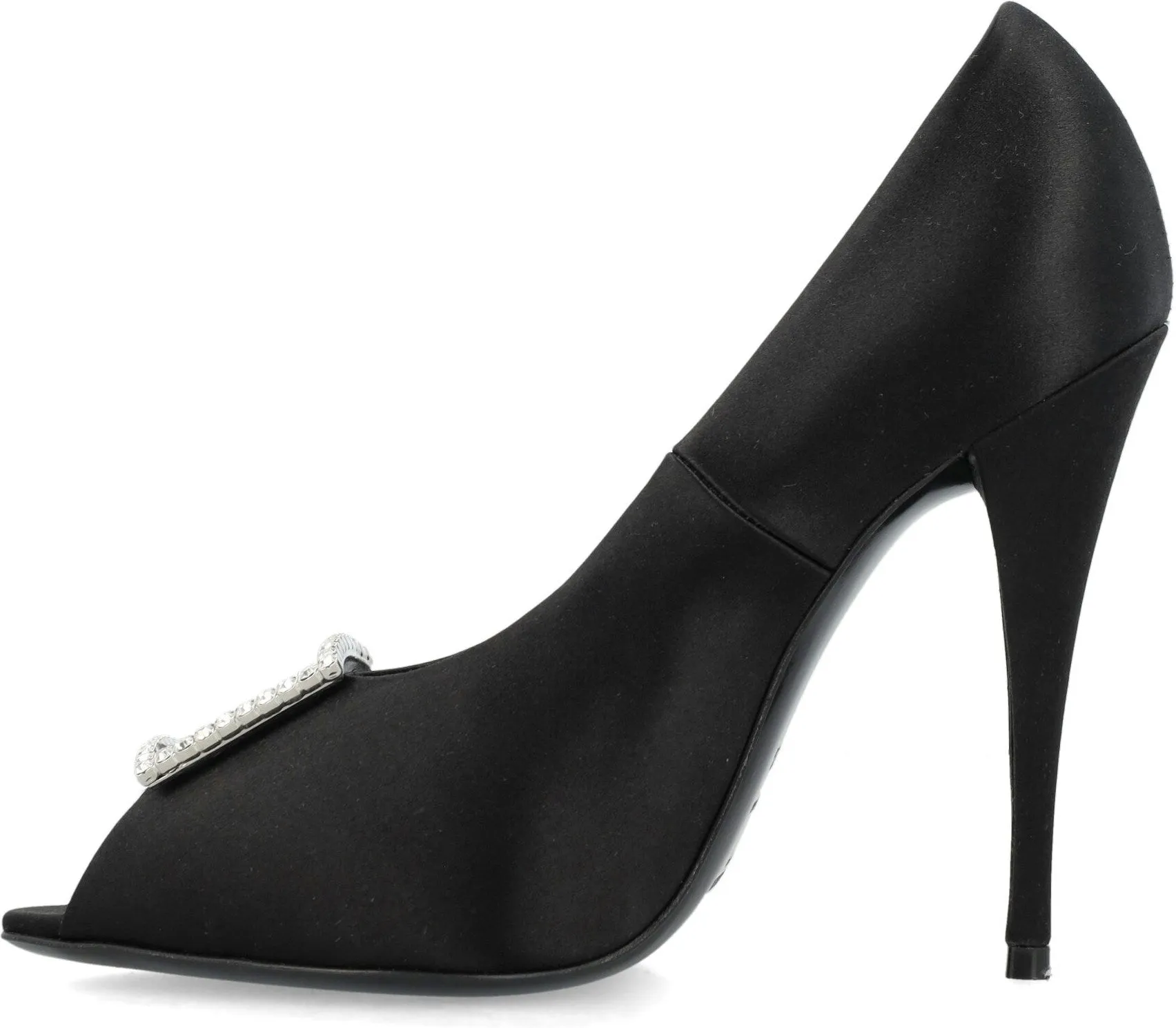 Ysl Sacs ESCARPINS PEEP EN CRÊPE SATIN