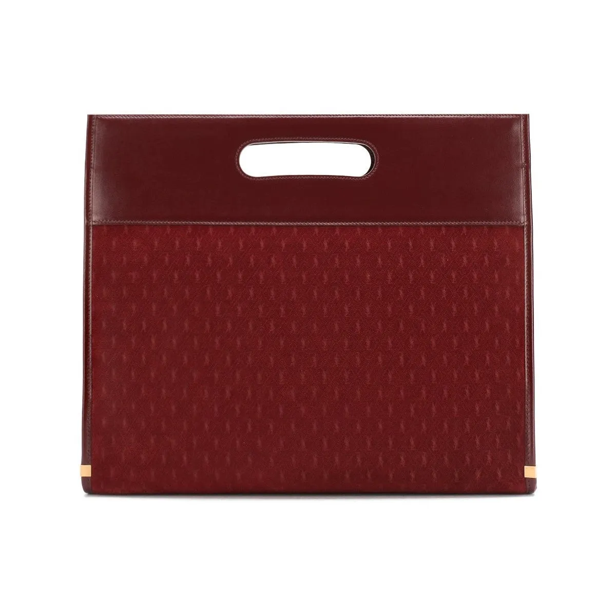 Sac Ysl Saint Laurent Monogram King Palm en daim rouge 579609