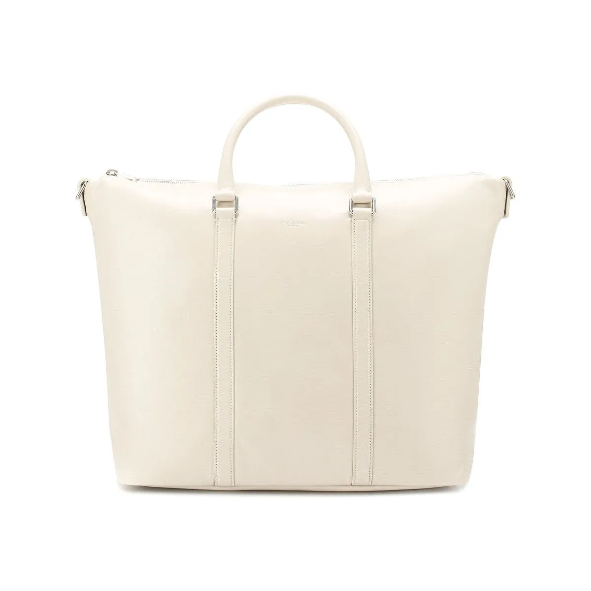 Sac Ysl Saint Laurent Souple en Cuir Ivoire Tote Bag 608958