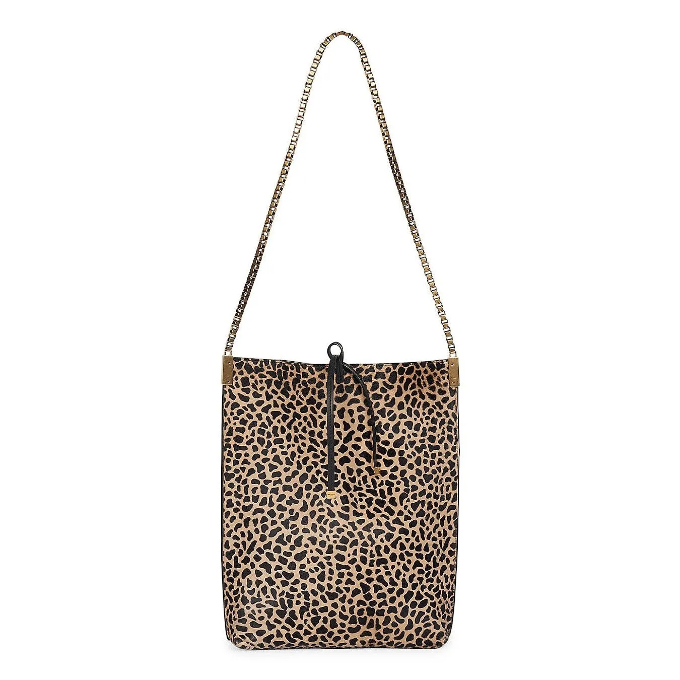 Ysl Sacs Saint Laurent Suzanne en Poil de Poney Imprimé Léopard Petit Sac Hobo 636498