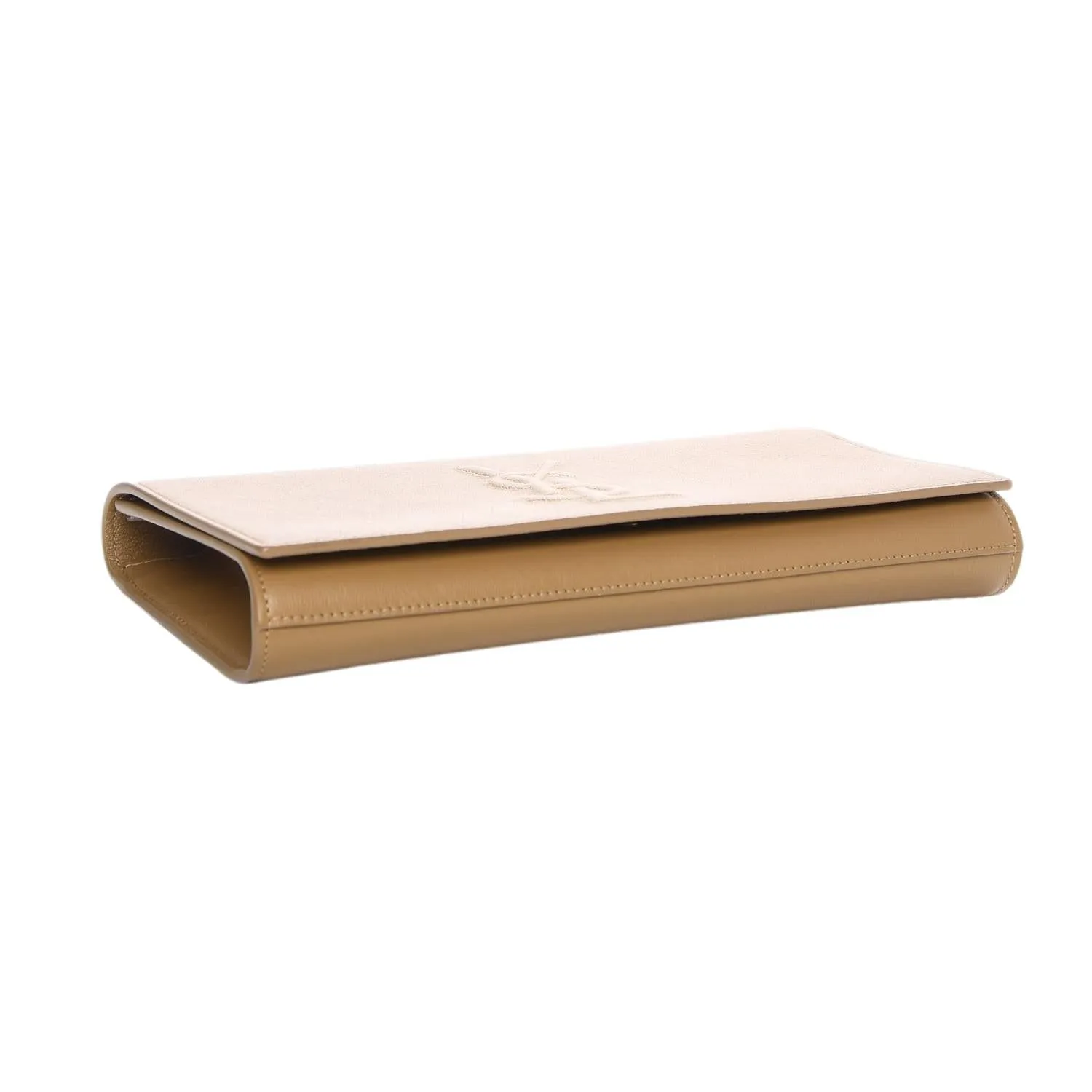 Sacs Ysl Saint Laurent YSL Belle de Jour Grand Pochettes en Cuir Beige 568937