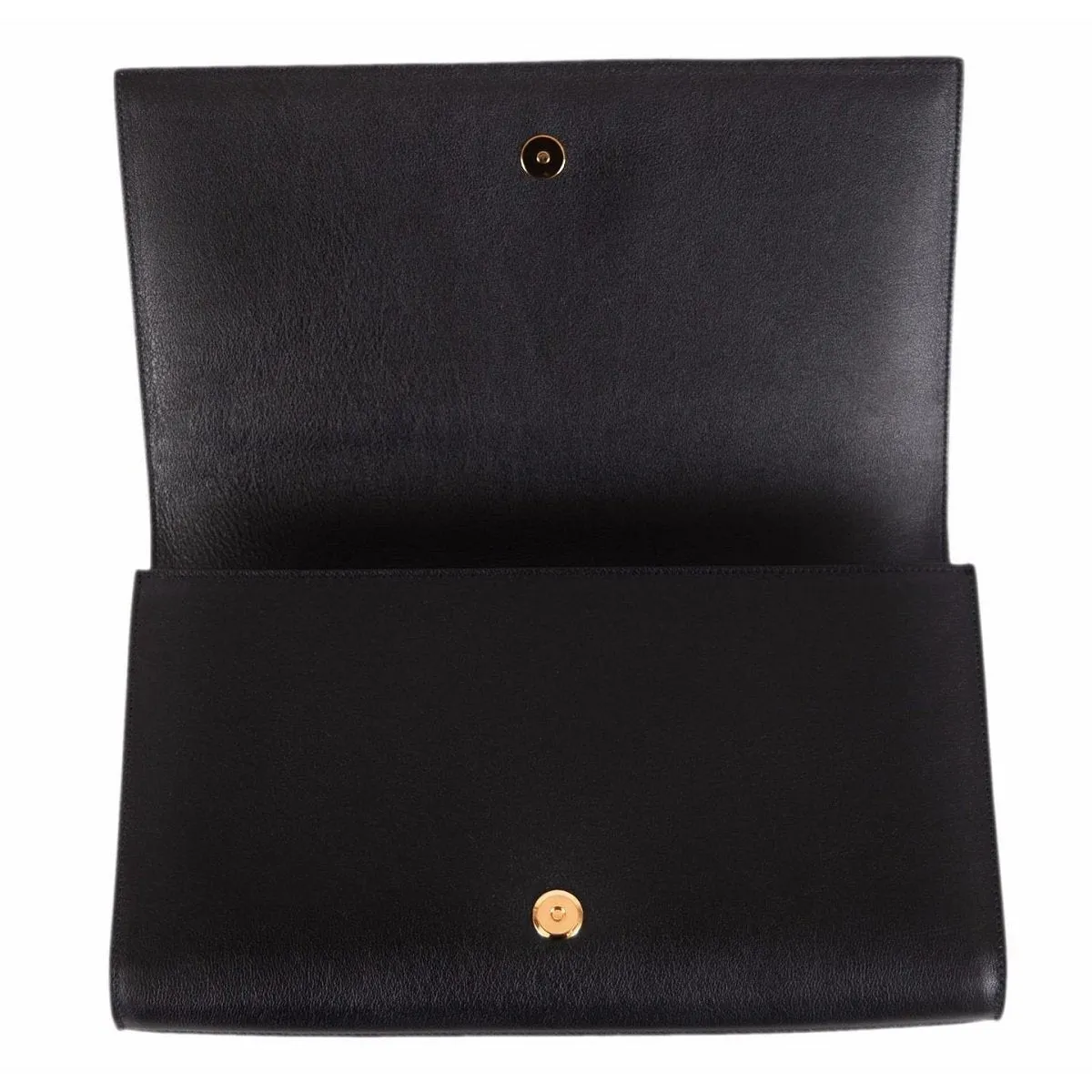 Ysl Sacs Saint Laurent YSL Belle de Jour Cuir Noir Grande Pochette 568937