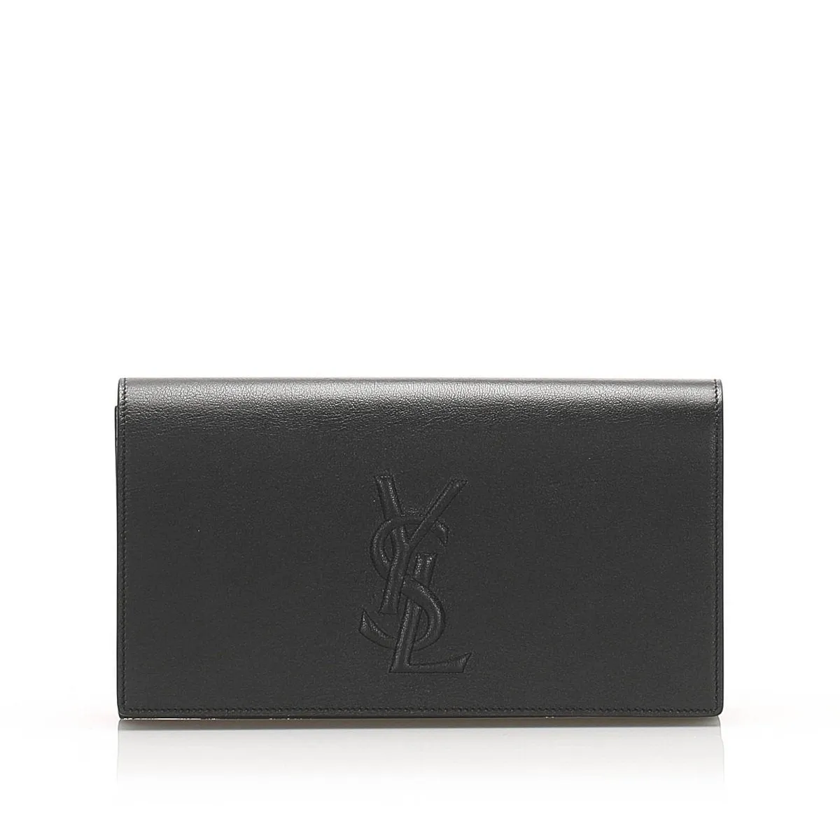 Ysl Sacs Saint Laurent YSL Belle de Jour Cuir Noir Grande Pochette 568937