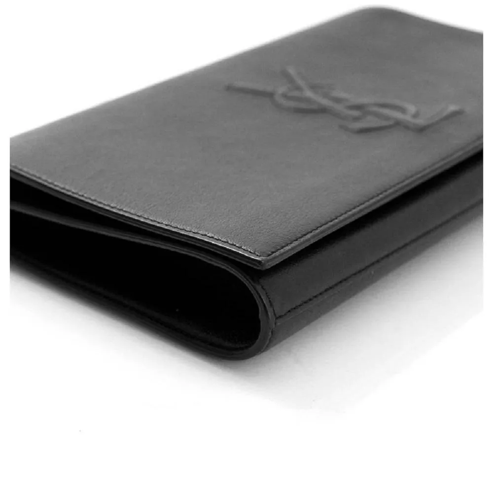 Ysl Sacs Saint Laurent YSL Belle de Jour Cuir Noir Grande Pochette 568937