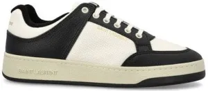 Ysl Bags SL/61 BLACK/WHITE LEATHER TRAINER