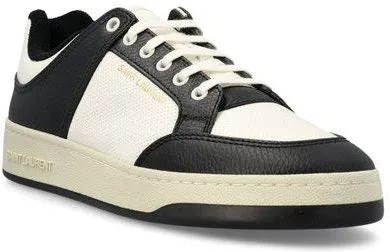 Ysl Sacs SL/61 TRAINER EN CUIR NOIR/BLANC