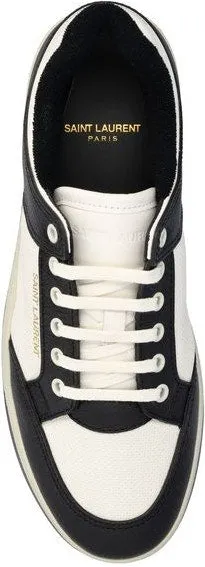 Ysl Sacs SL/61 TRAINER EN CUIR NOIR/BLANC