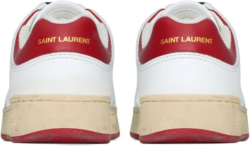 Ysl Bags SL/61 Basket en Cuir Blanc